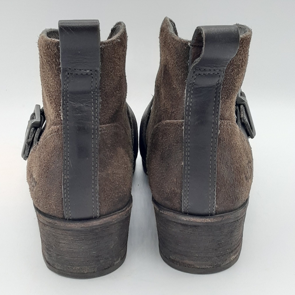 Ugg Wright Brown Suede Ankle Boot With Leather St… - image 7